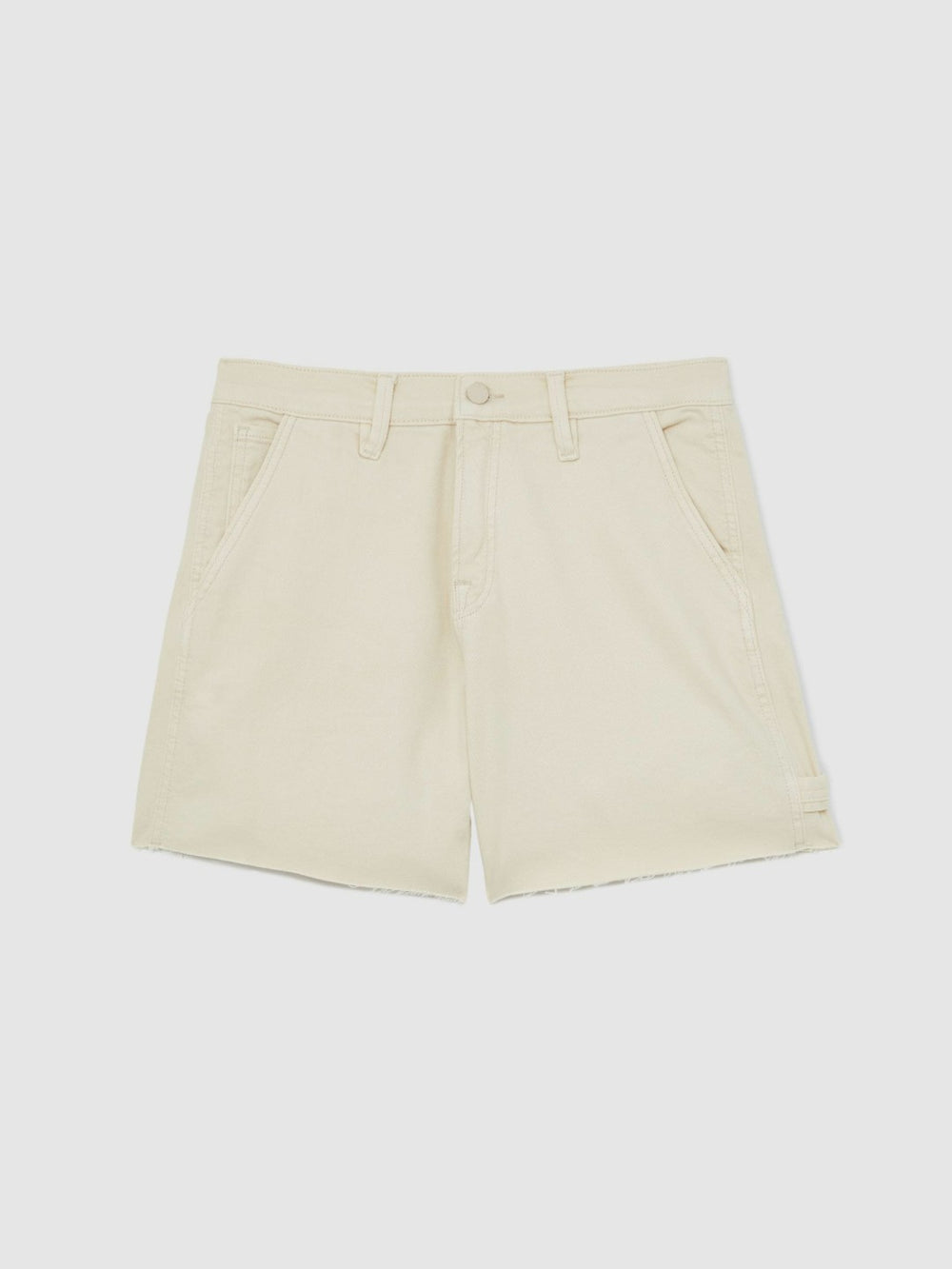 90S Long Shorts in Ecru