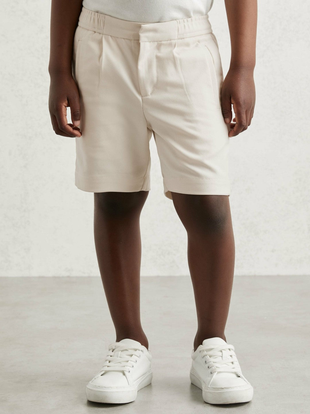 13-14 yrs Relaxed Drawstring Shorts in Off White