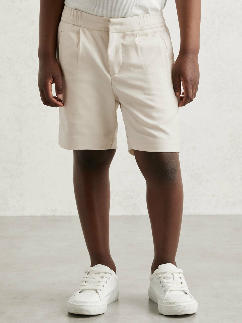 13-14 yrs Relaxed Drawstring Shorts in Off White