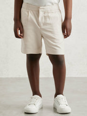 13-14 yrs Relaxed Drawstring Shorts in Off White