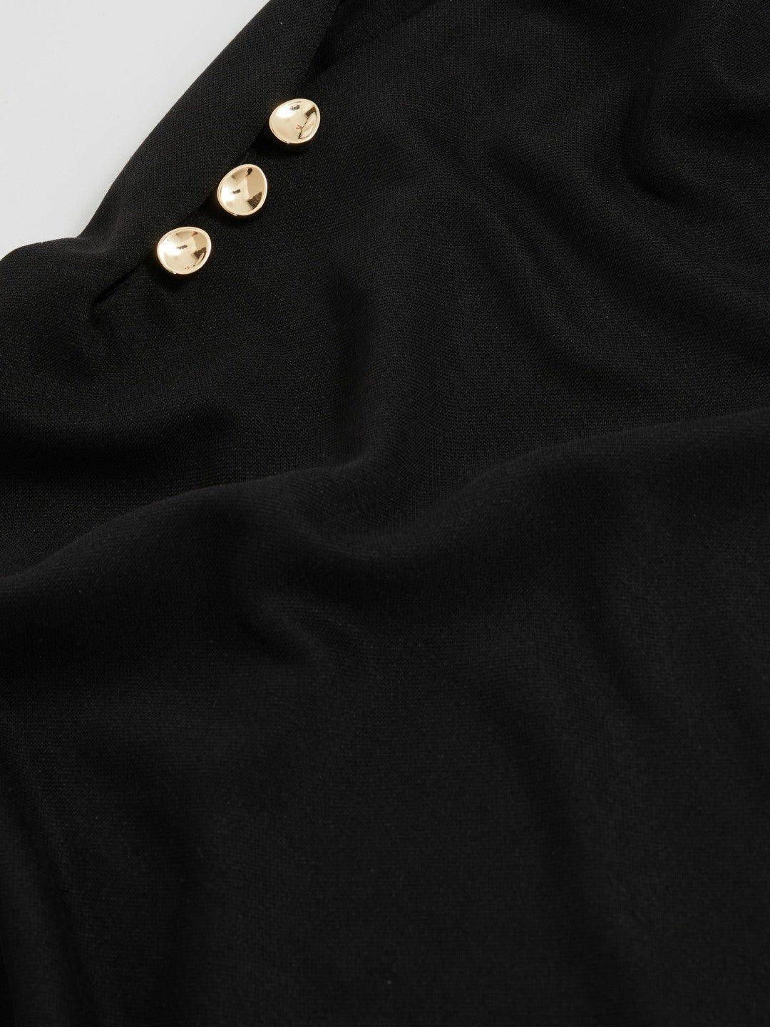 Acler Jersey Draped Midi Dress in Black