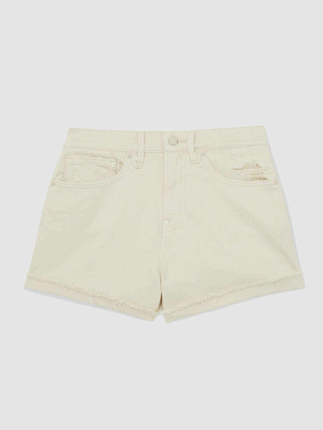 90S Shorts in Ecru