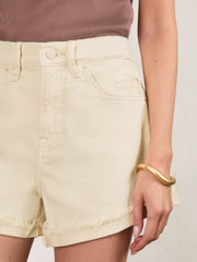 90S Shorts in Ecru