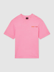 | Ché Cotton-Linen Sunset T-Shirt in Pink