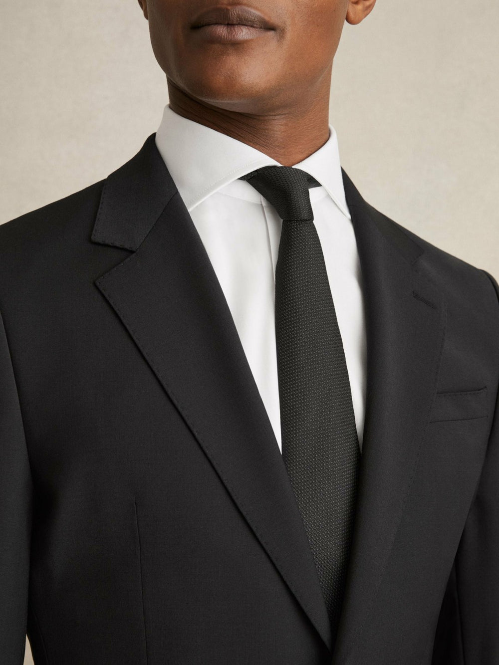 Regular Fit Slim-Fit Cotton Double-Cuff Shirt in White