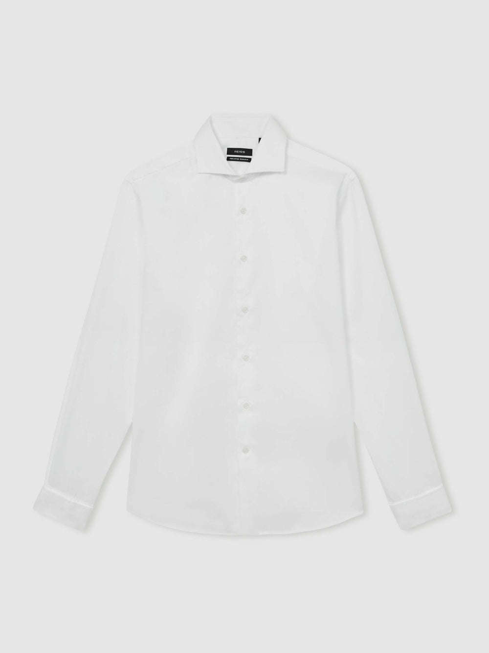 Slim Fit Slim-Fit Cotton Double-Cuff Shirt in White