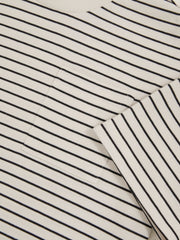 3-9 yrs Cotton-Blend Stripe T-Shirt in White/Navy