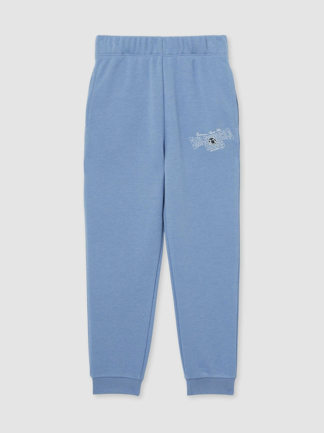 13-14 yrs SmileyWorld Cuffed Joggers Unisex Fit in Blue
