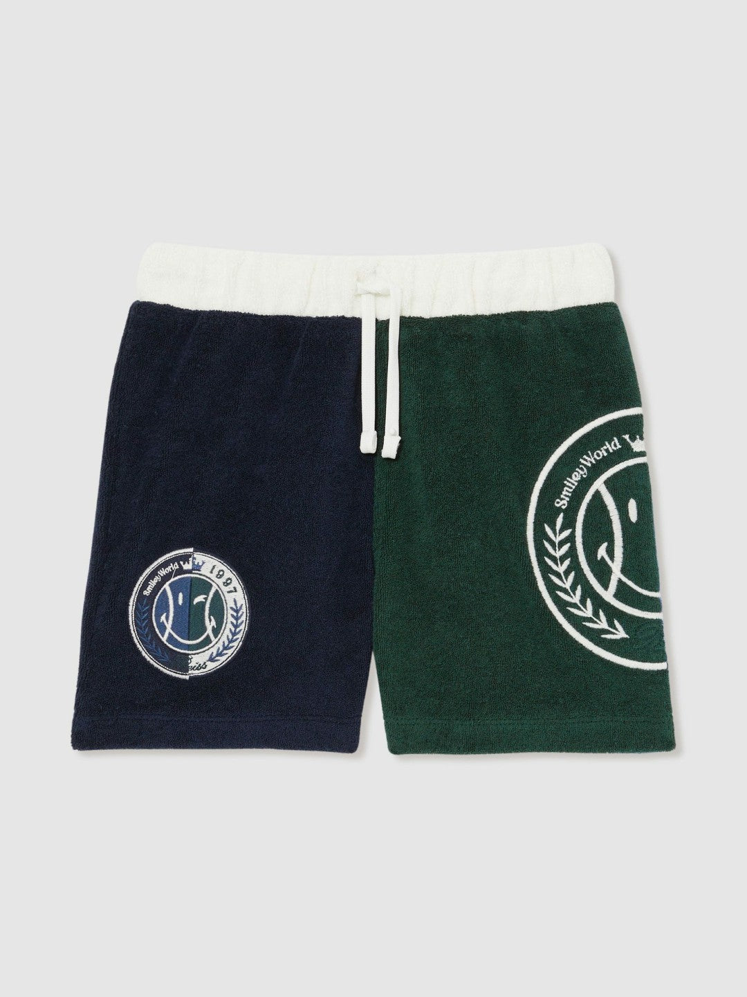 9-13 yrs SmileyWorld Towelling Shorts in Blue