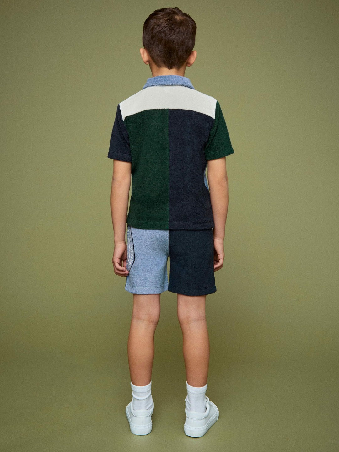 9-13 yrs SmileyWorld Towelling Shorts in Blue