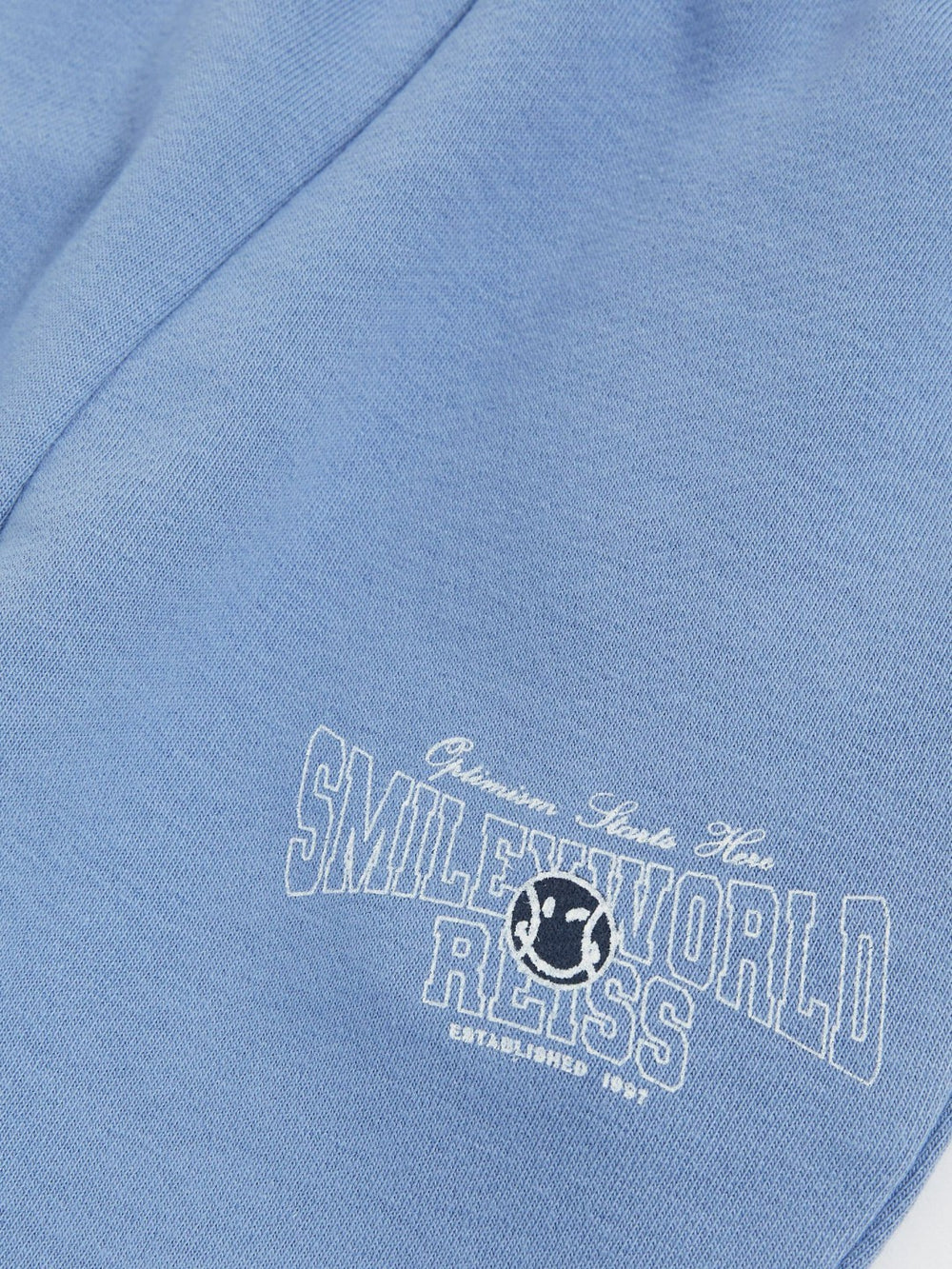 9-13 yrs SmileyWorld Cuffed Joggers Unisex Fit in Blue