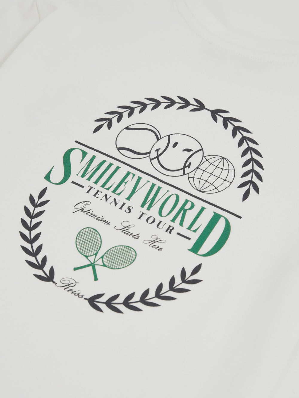 3-9 yrs SmileyWorld Oversize T-Shirt in White