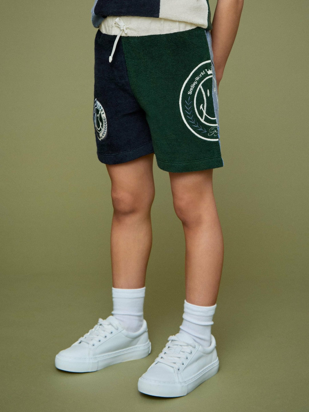 3-9 yrs SmileyWorld Towelling Shorts in Blue