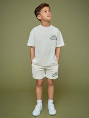 9-13 yrs SmileyWorld Oversize T-Shirt in White