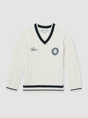 13-14 yrs SmileyWorld Cable-Knit Jumper Unisex Fit in Off White