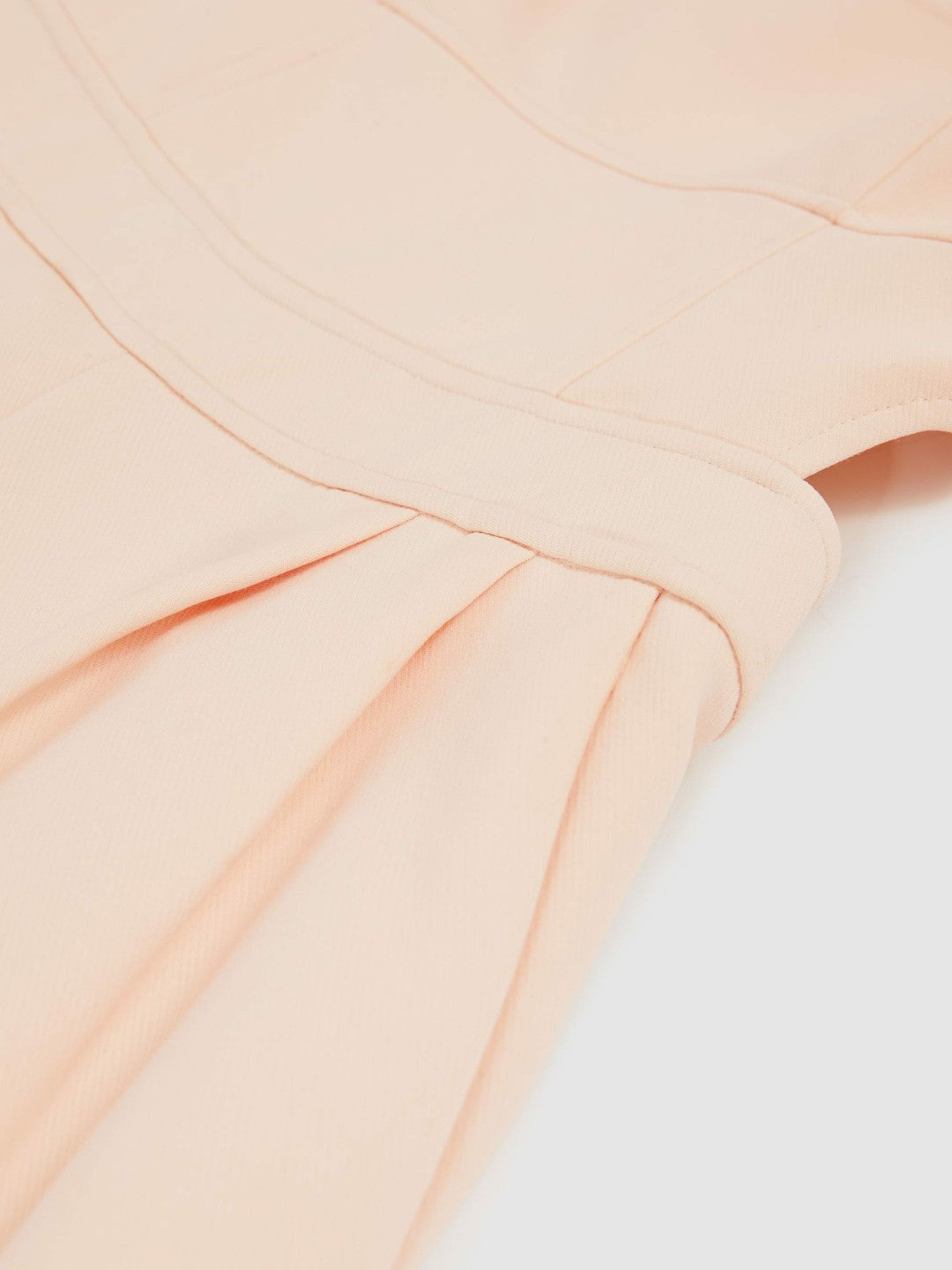 Wide-Leg Cut-Out Jumpsuit in Pale Pink