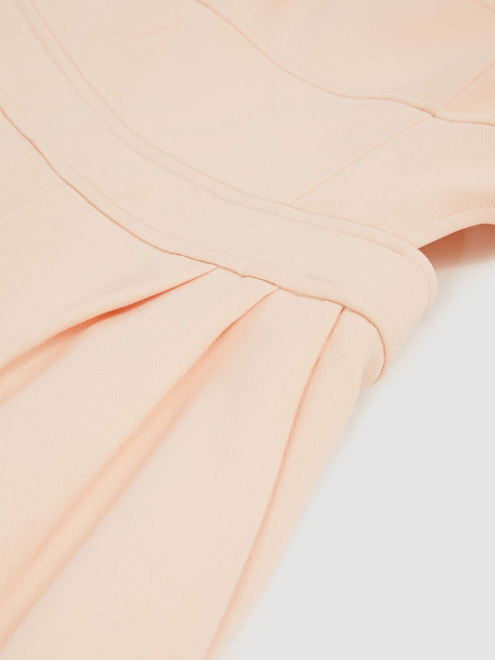 Wide-Leg Cut-Out Jumpsuit in Pale Pink