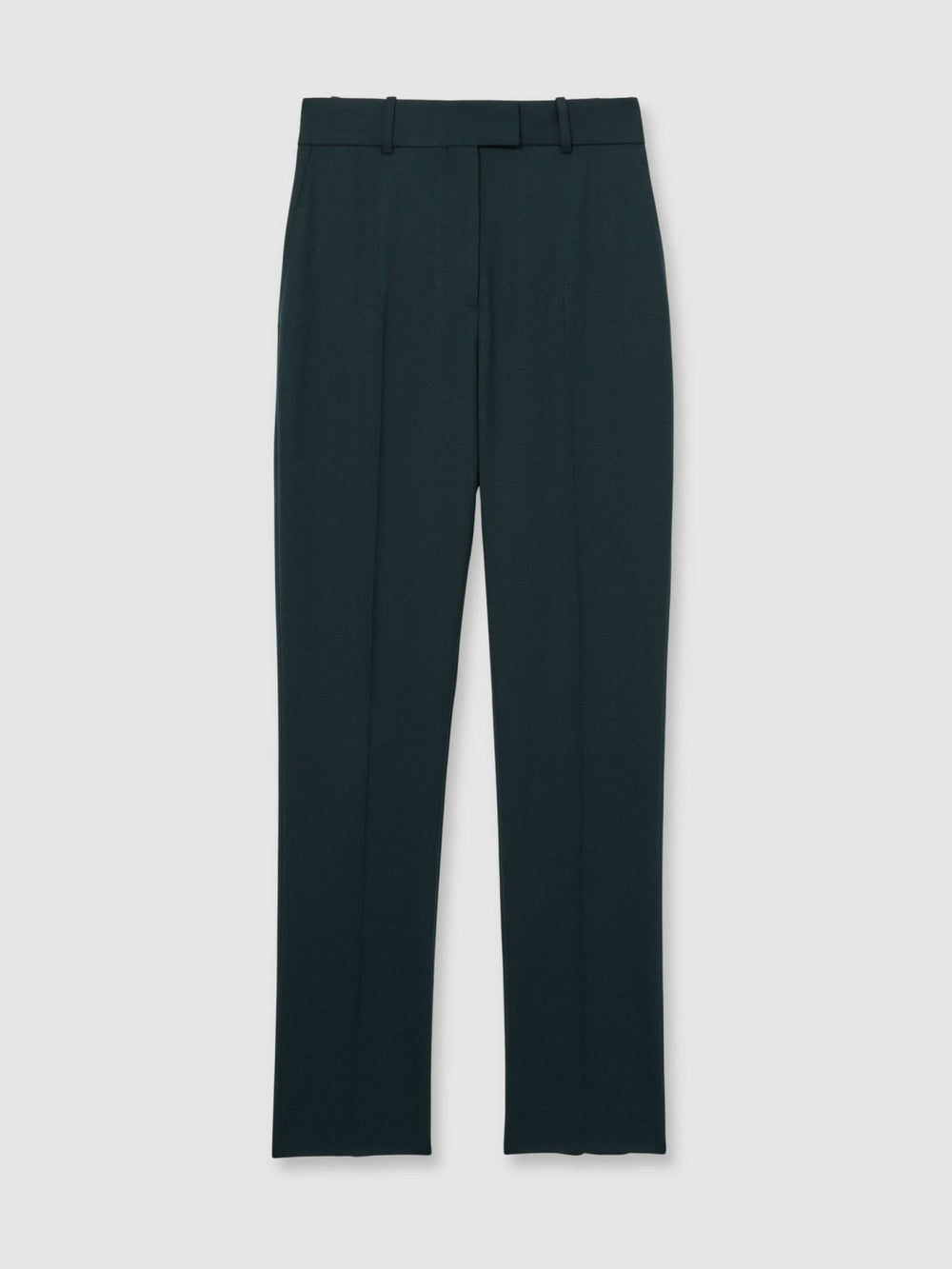 Wool-Blend Slim-Fit Suit Trousers in Green