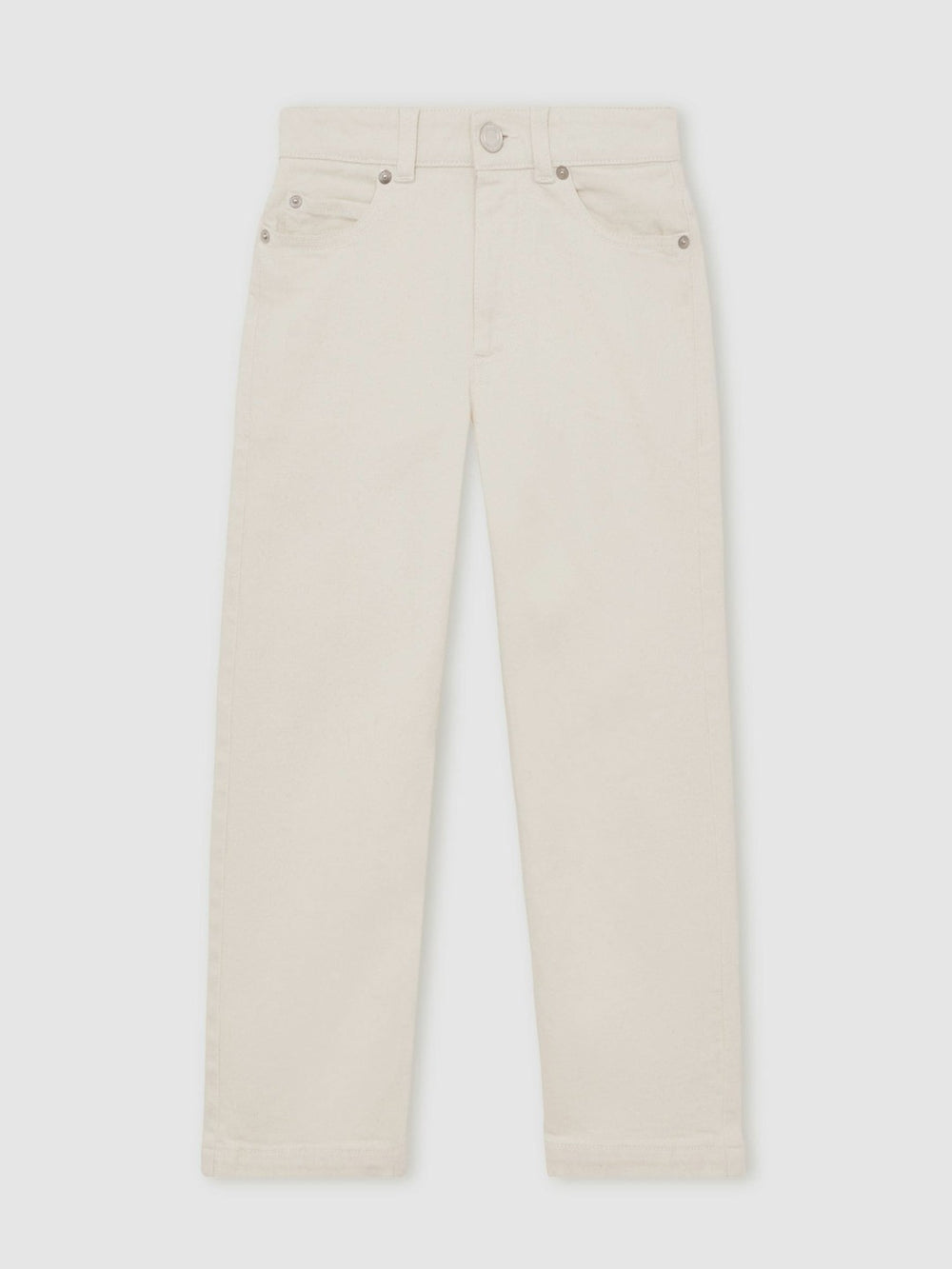 9-13 yrs Relaxed-Fit Jeans in Off White