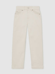 3-9 yrs Relaxed-Fit Jeans in Off White