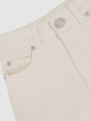 3-9 yrs Relaxed-Fit Jeans in Off White