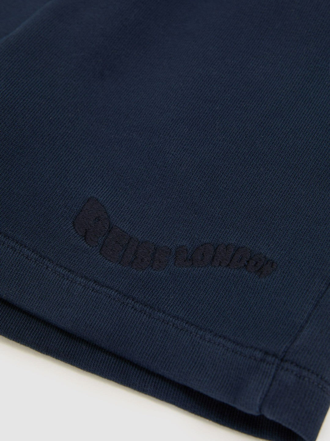 9-13 yrs Cotton Brand-Embroidered Shorts in Washed Navy