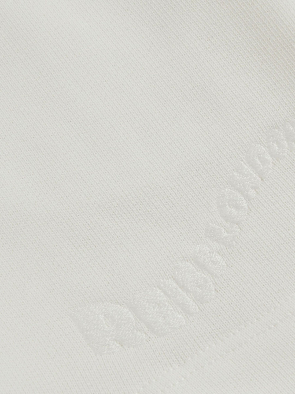 9-13 yrs Cotton Brand-Embroidered Shorts in Off White