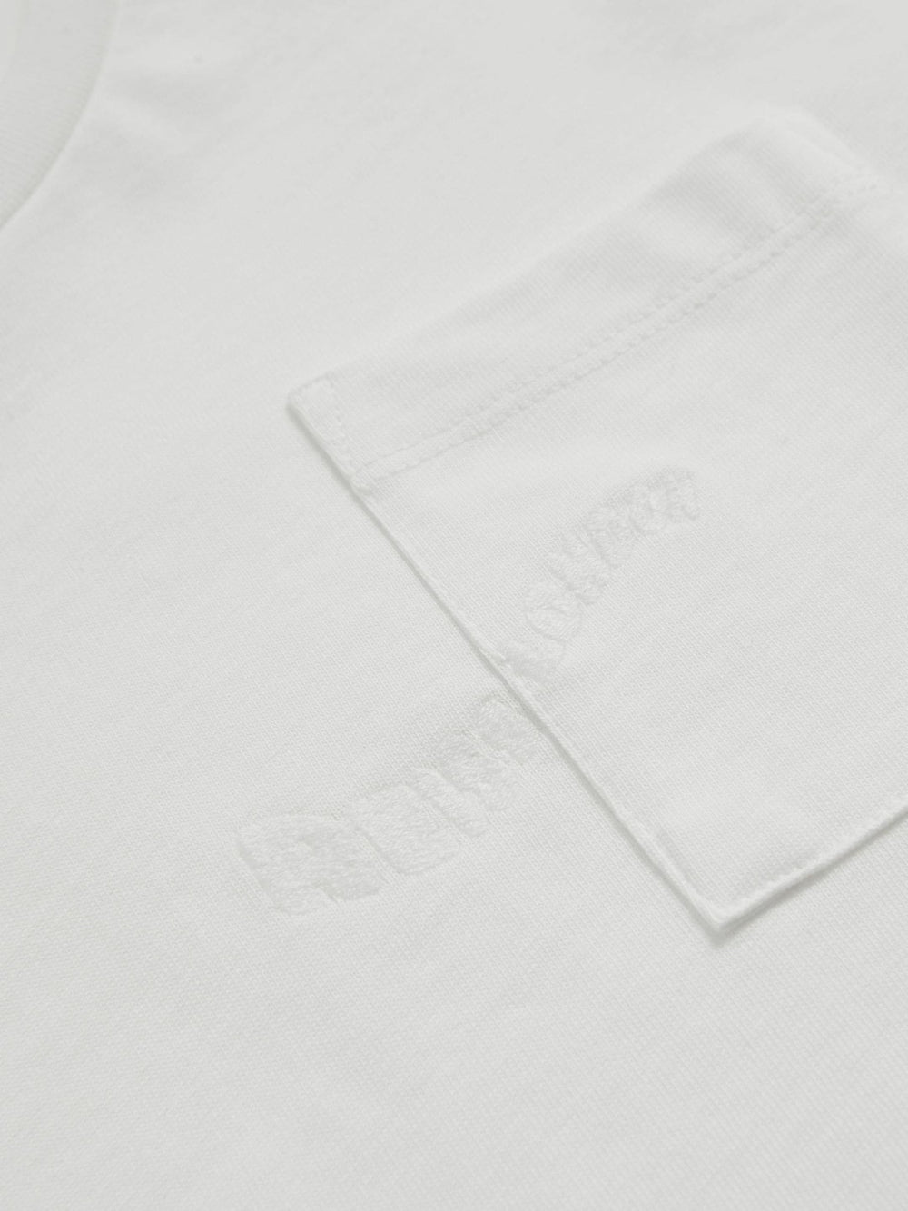 13-14 yrs Cotton Palm-Embroidery Oversize T-Shirt in Off White