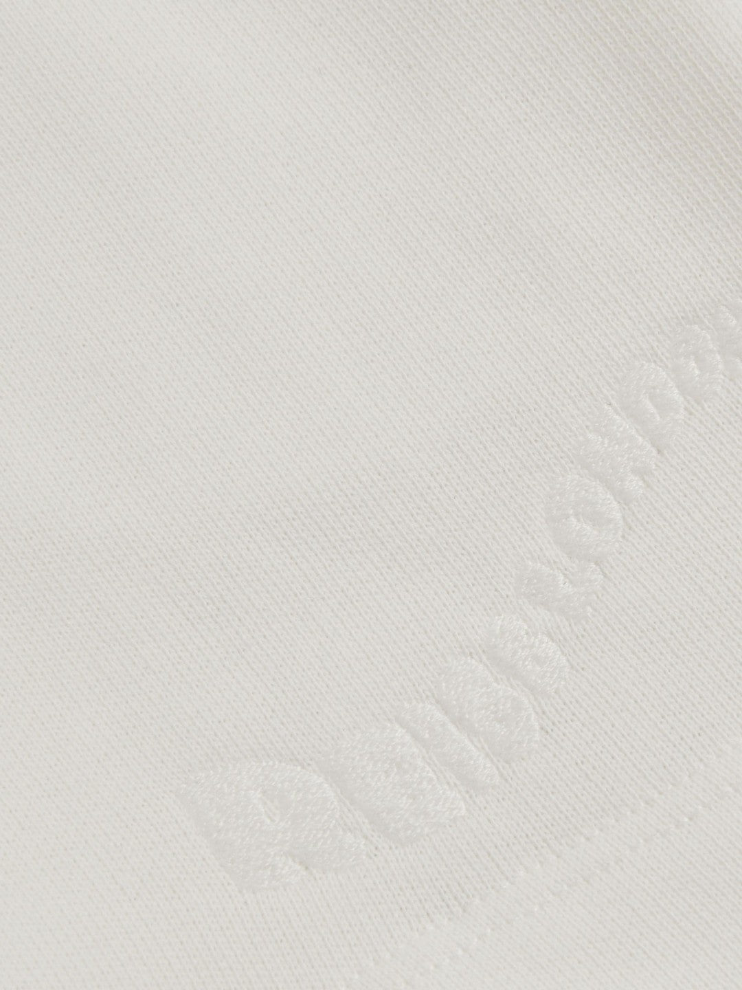 3-9 yrs Cotton Brand-Embroidered Shorts in Off White