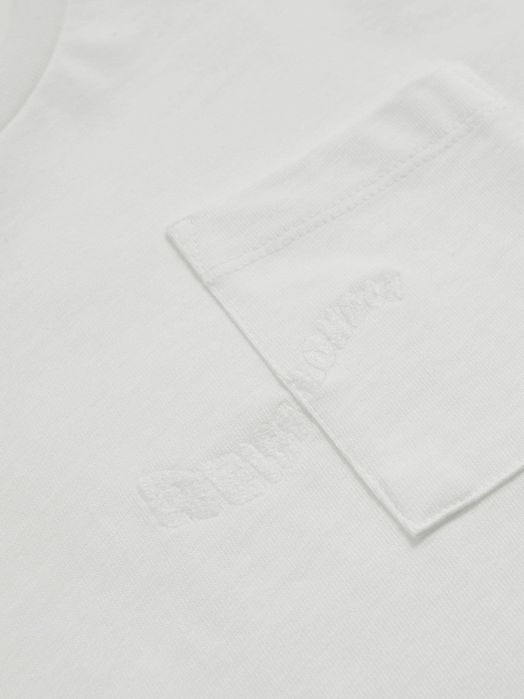 9-13 yrs Cotton Palm-Embroidery Oversize T-Shirt in Off White