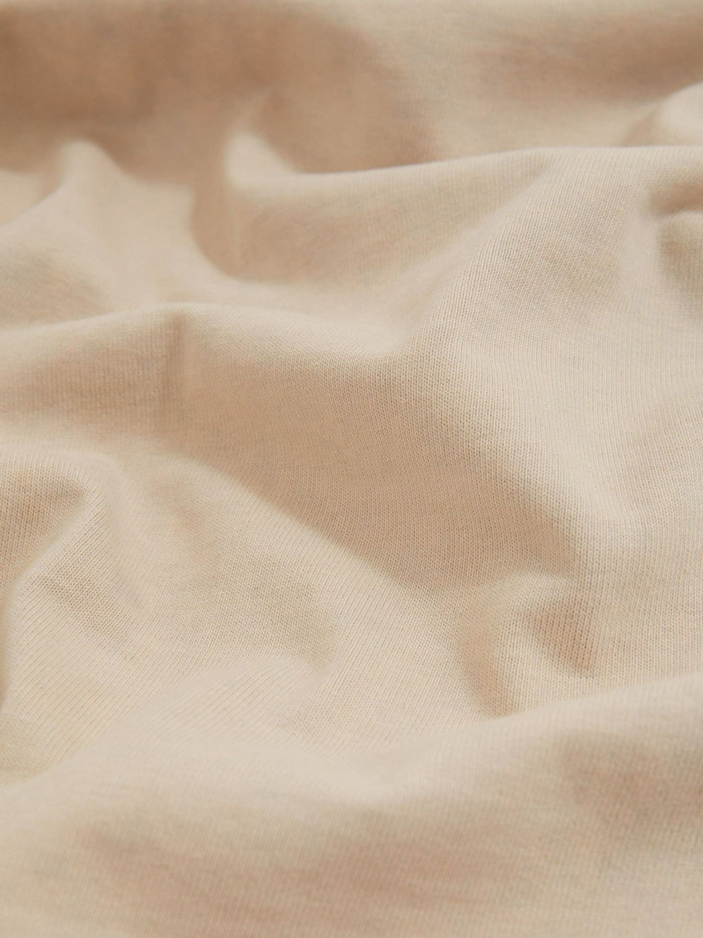 Cotton Garment-Dyed Oversize T-Shirt in Oatmeal