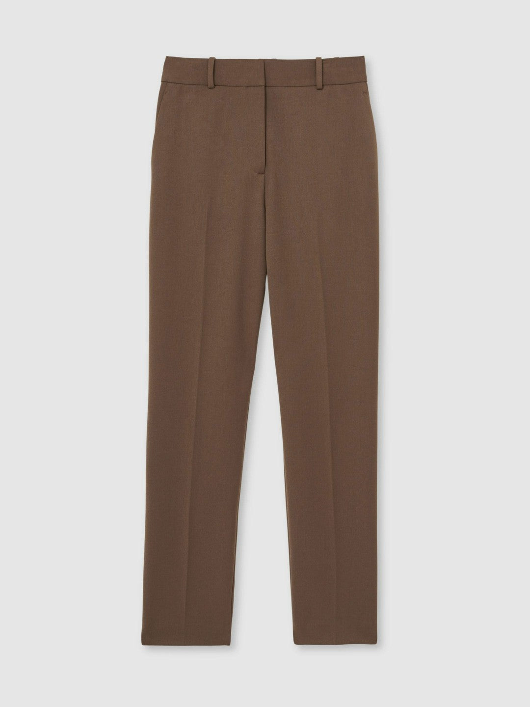 Slim Fit Suit Trousers in Mink Neutral