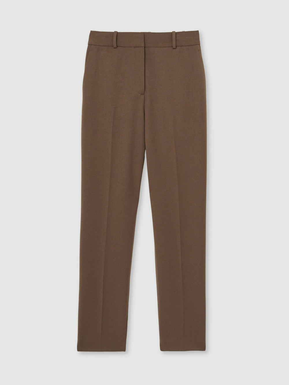 Slim Fit Suit Trousers in Mink Neutral