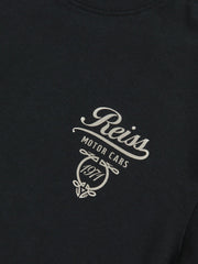 Cotton Motor Cars-Print T-Shirt in Blue