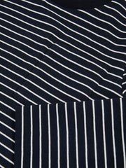 9-13 yrs Stretch-Cotton Stripe T-Shirt in Navy/White