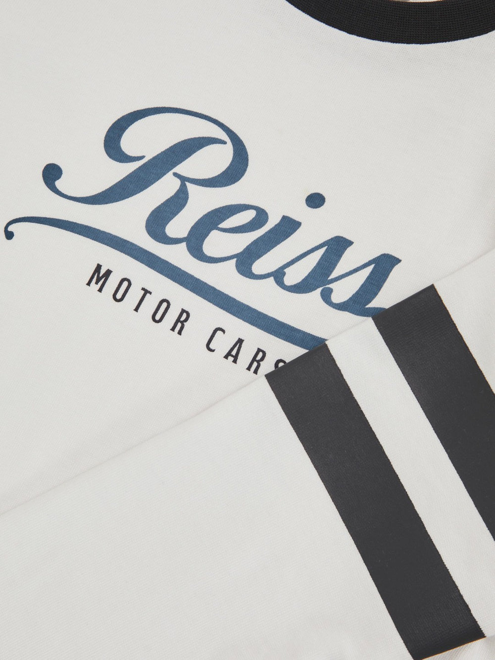 9-13 yrs Cotton Motor Cars Logo T-Shirt in White/Blue