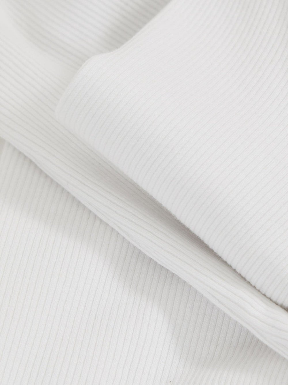 13-14 yrs Cotton Ruched Long-Sleeve T-Shirt with Stretch in Ivory