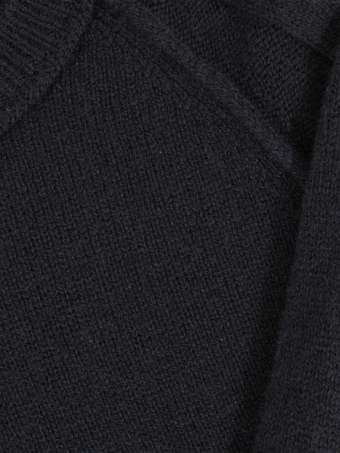 13-14 yrs Wool-Cashmere Reverse-Seam Jumper in Navy