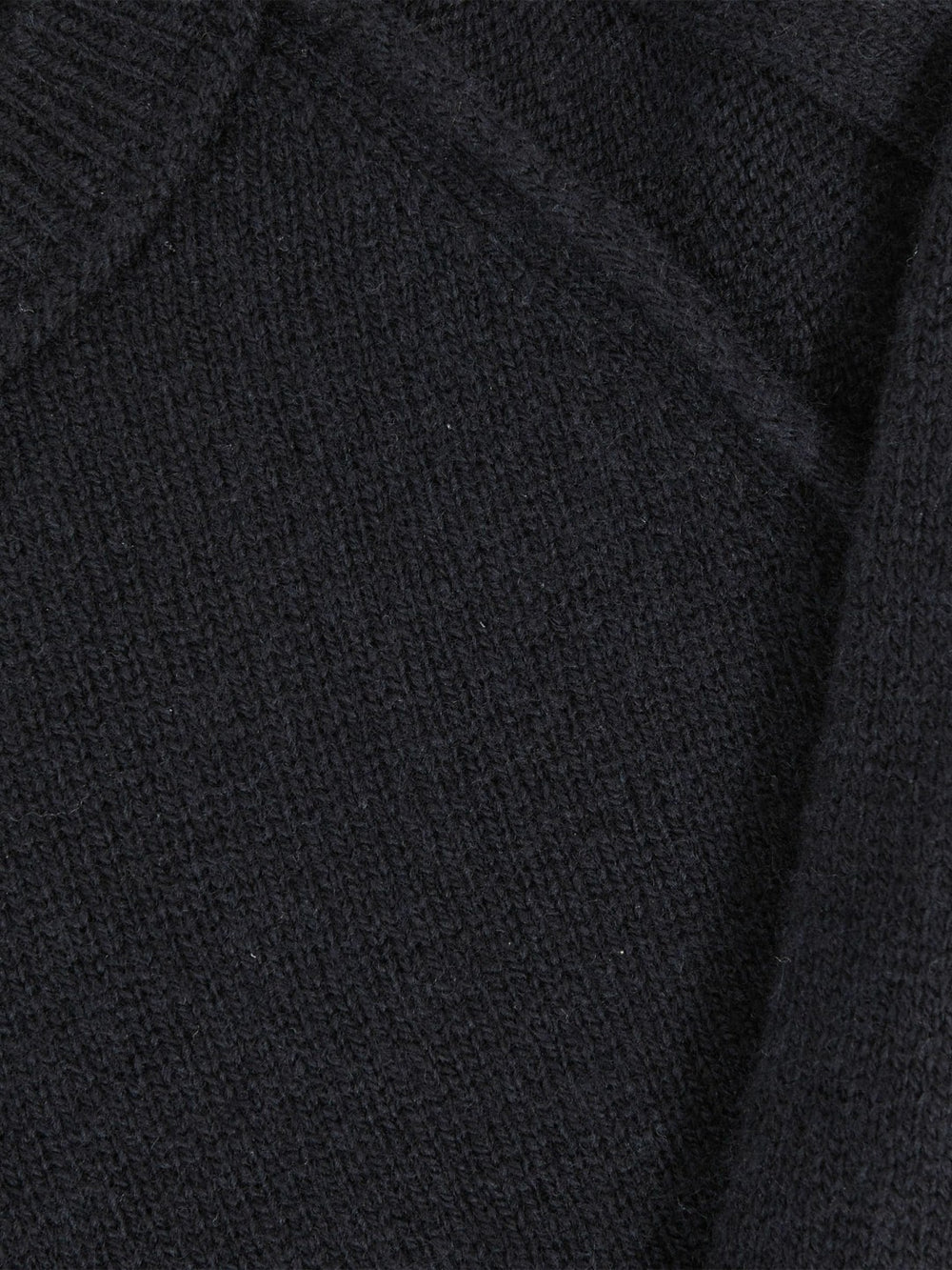 13-14 yrs Wool-Cashmere Reverse-Seam Jumper in Navy