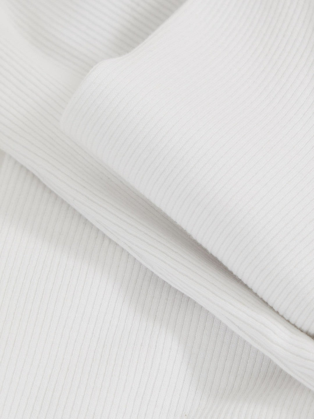 9-13 yrs Cotton Ruched Long-Sleeve T-Shirt with Stretch in Ivory