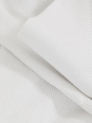9-13 yrs Cotton Ruched Long-Sleeve T-Shirt with Stretch in Ivory
