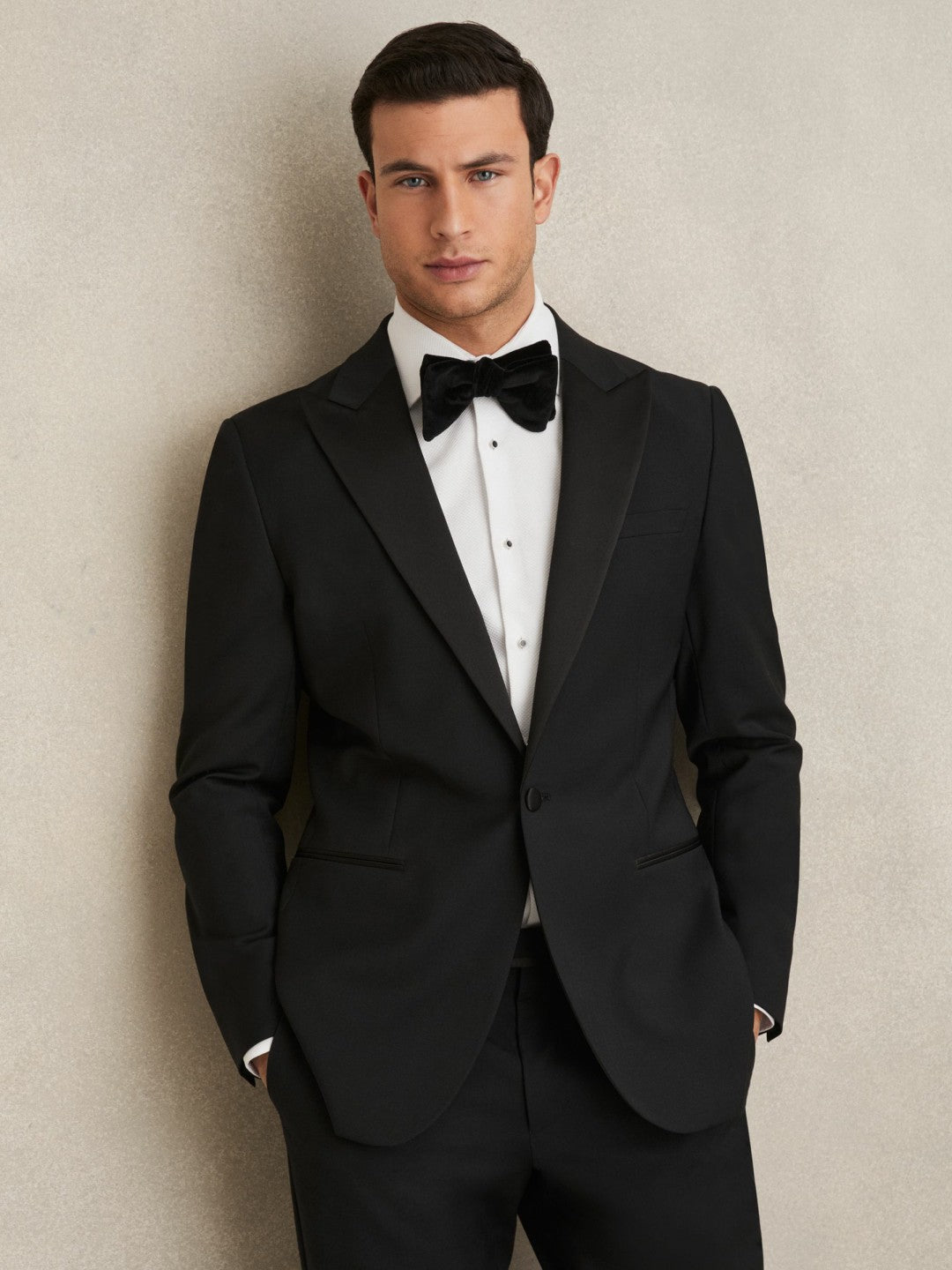 Slim Fit Cotton Double-Cuff Dinner Shirt Regular-Fit in White