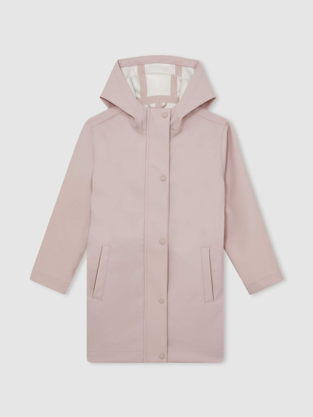 Hooded Rain Jacket in Pink