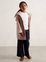 Hooded Rain Jacket in Pink