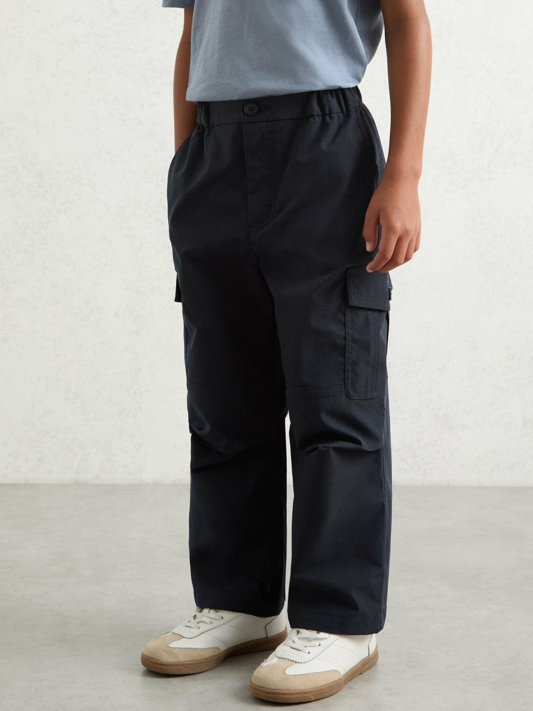 13-14 yrs Technical Straight Leg Cargo Trousers in Navy