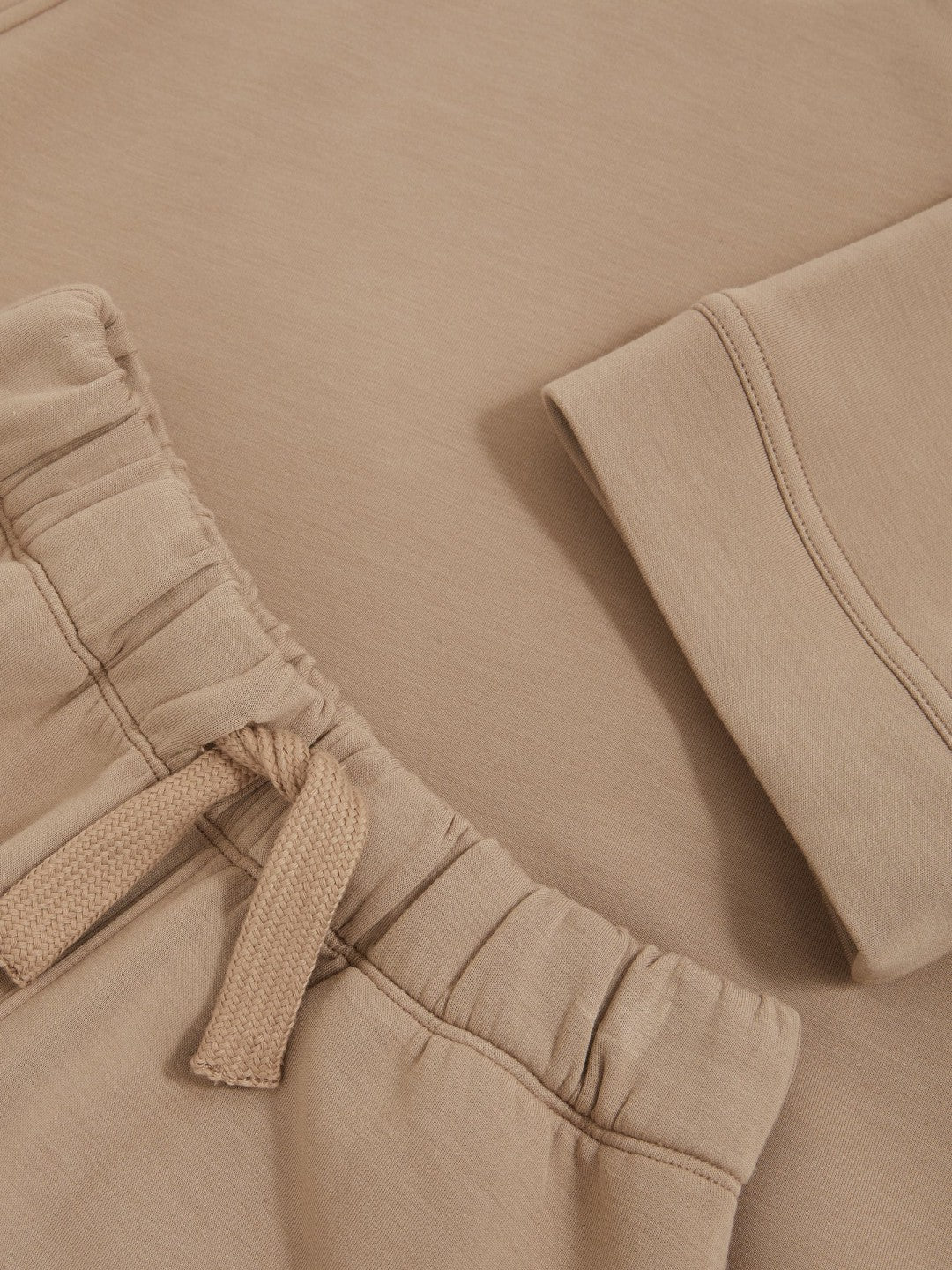 9-13 yrs Modal-Blend Sweatshirt And Shorts Set in Mink
