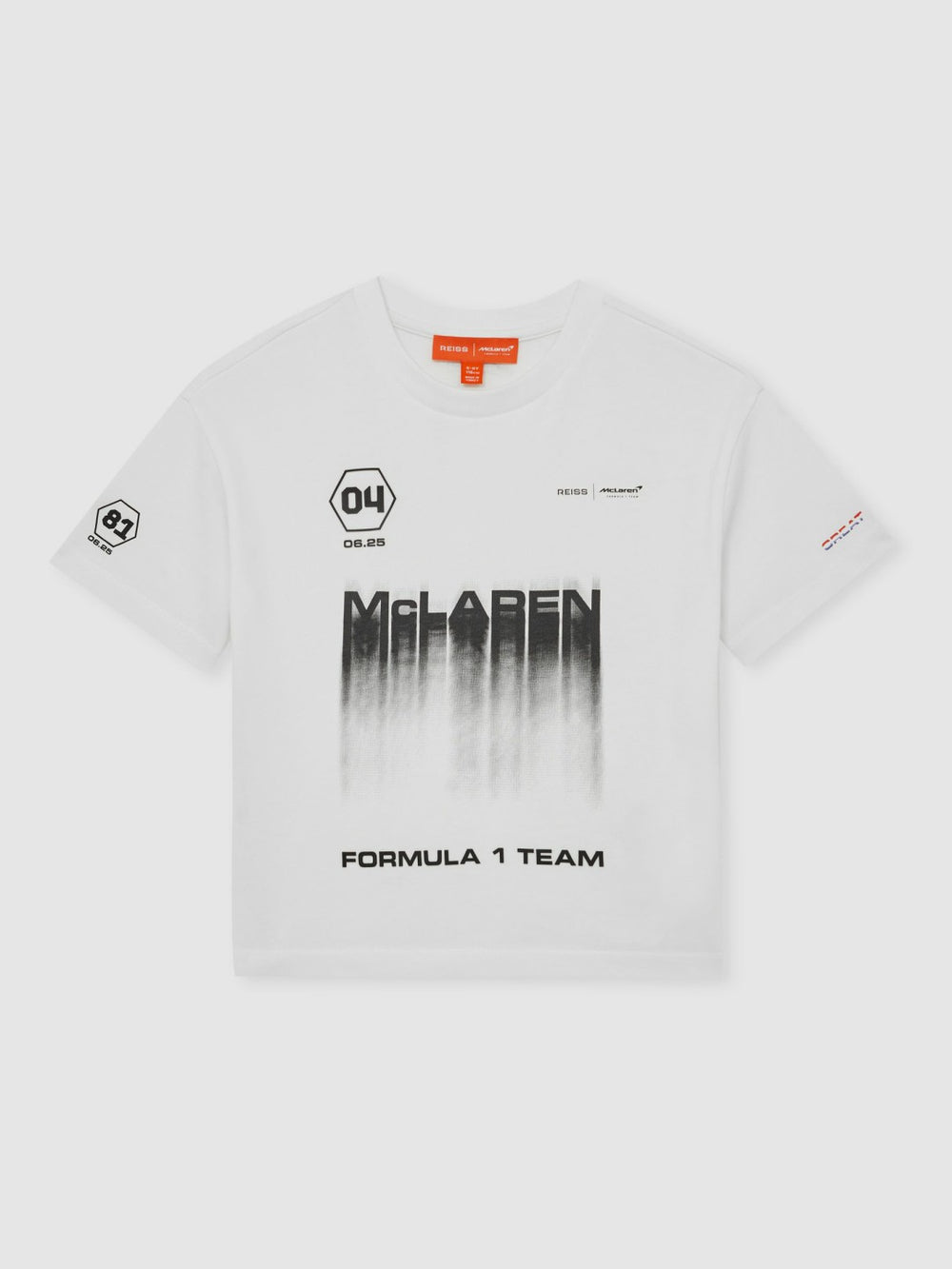 9-13 yrs McLaren F1 Team British GP T-Shirt Unisex Fit in White
