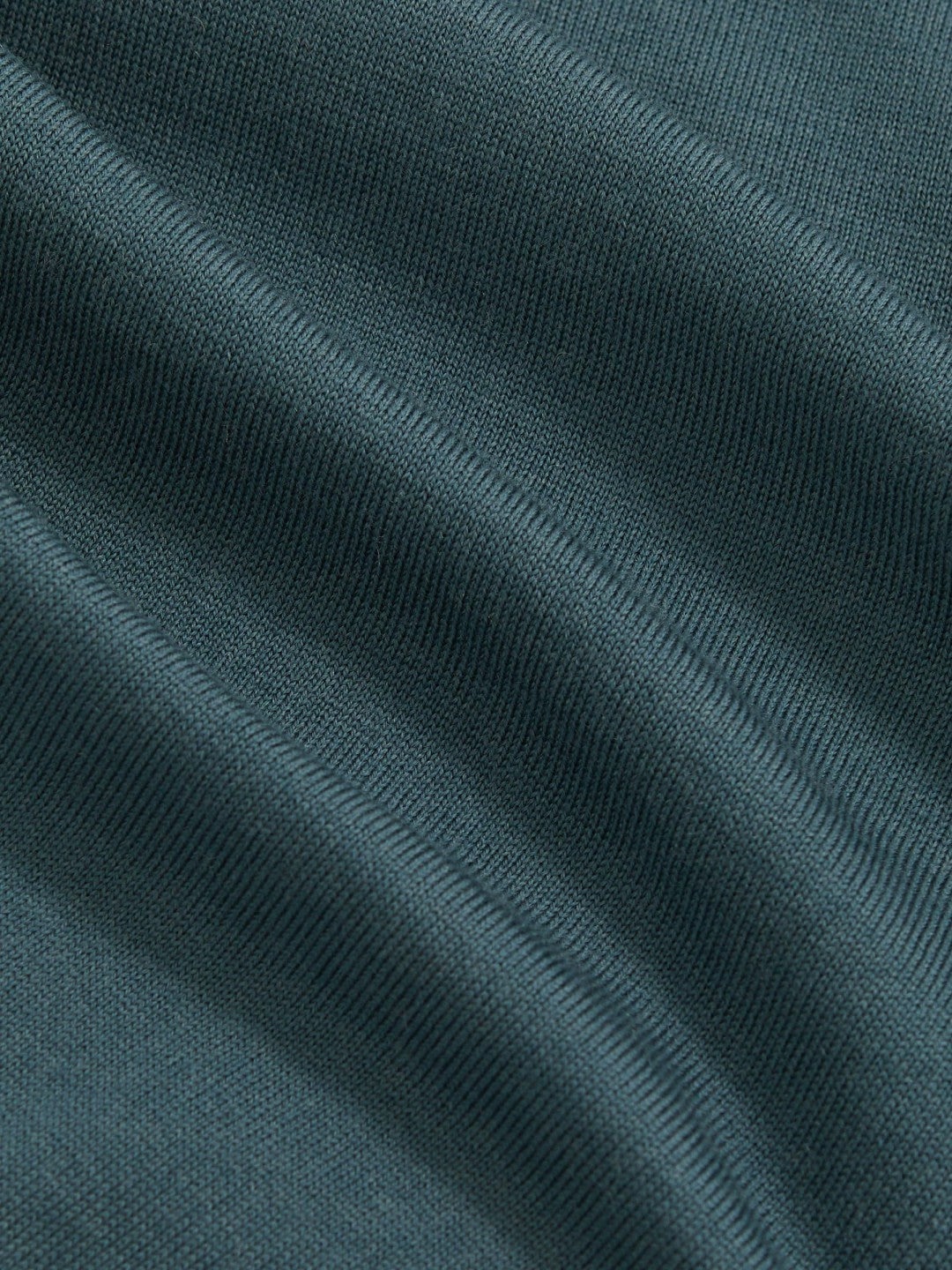 Merino Wool Long-Sleeve Polo Shirt in Orion Blue