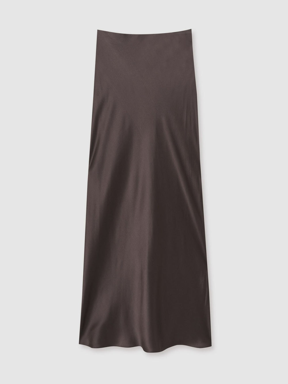 Silk Slip Maxi Skirt in Mauve