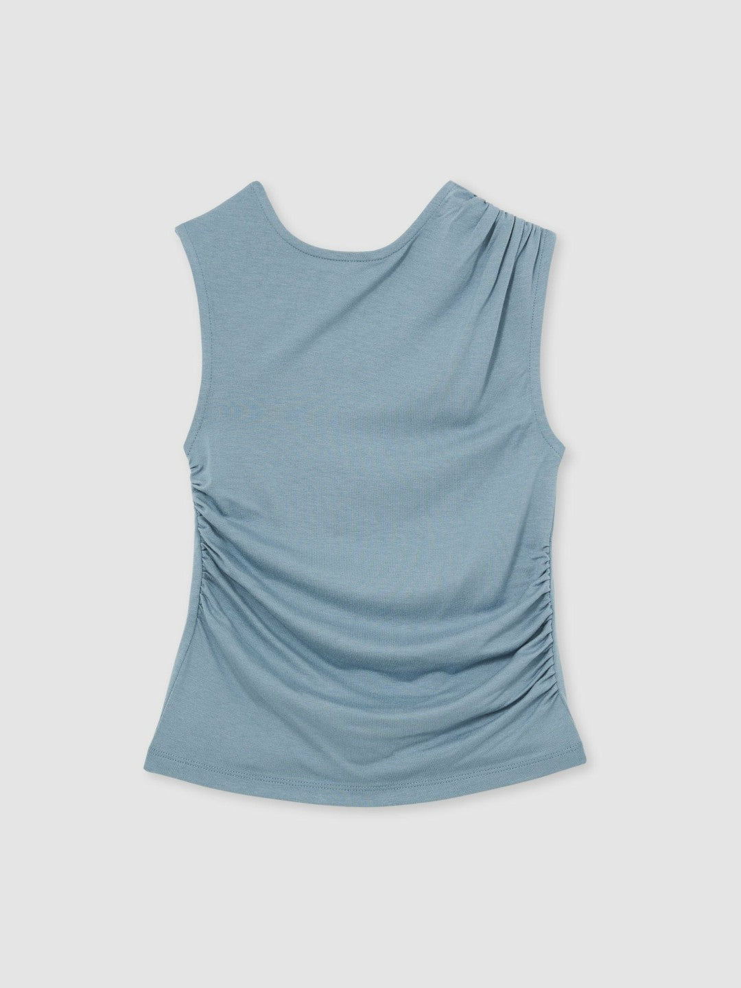 3-9 yrs Ruched Jersey Vest in Blue